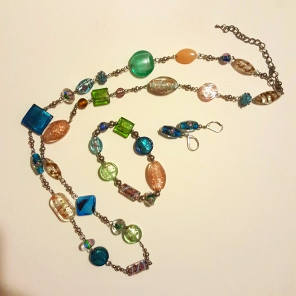 Premier Designs Venetian Lampwork Glass Beads Set - Picture 5 of 5